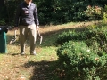 Frank Caro working in the Formal Garden