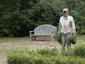 Planting in formal garden 9-24-16