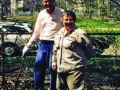 Ferris Hall and Jackie Fried, at the 1997 Work Day, at the same spot where Marc’s tree was planted just the previous year.