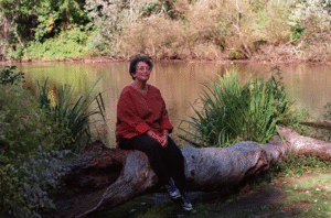 Betsy at the Hall’s Pond Nature Sanctuary in 1998.
Photo by Pat Greenhouse, Boston Globe, from Emerald Necklace Conservancy via GreenSpace Alliance.